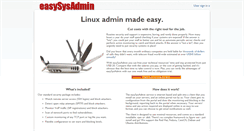 Desktop Screenshot of easysysadmin.com